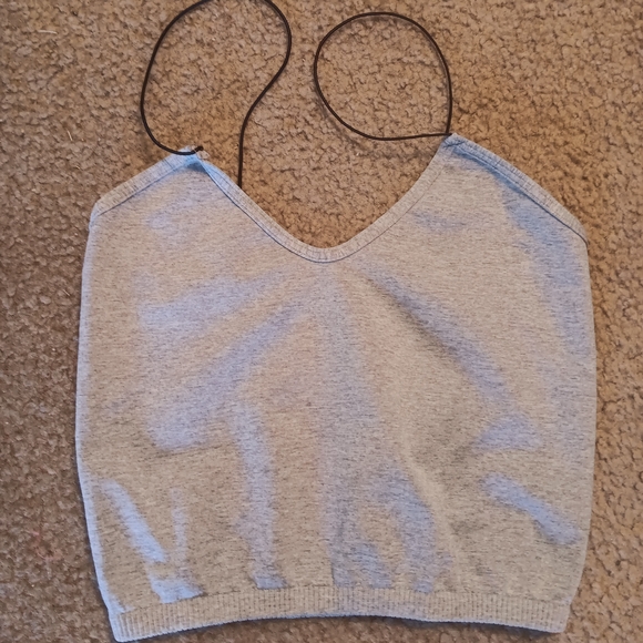 NWOT Intimately By Free People Heather Gray Seamless Strappy Brami, Size XS/S - Picture 3 of 4